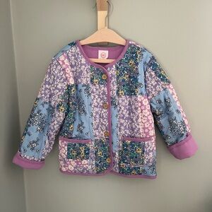 Wonder Nation Purple Floral Jacket